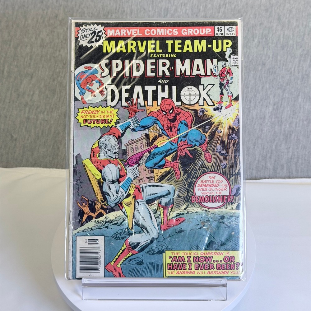 Marvel Team-Up 46 Spider-Man and Deathlok June 1976 Bronze Age Comic Book